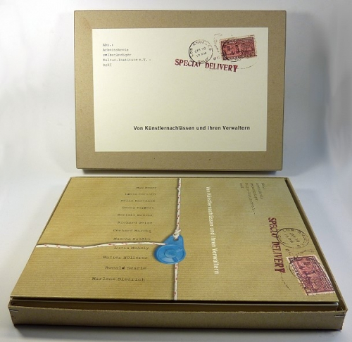 Special Delivery. Von Künstlernachlässen und ihren Verwaltern